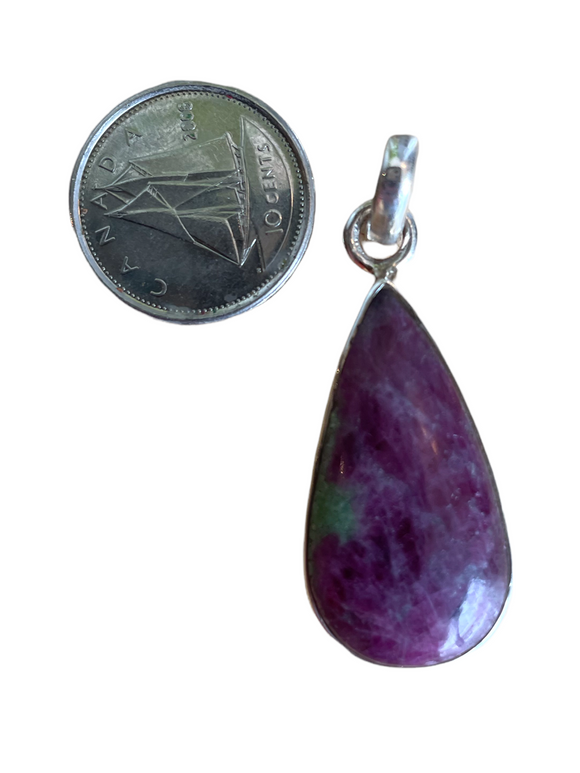 Ruby in Zoisite Pendant