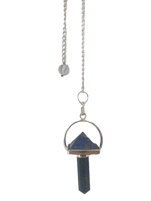 Lapis Lazuli Pendulum with Pyramid