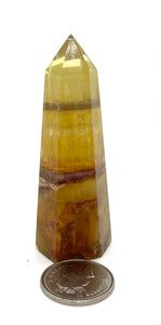 Yellow Fluorite Points