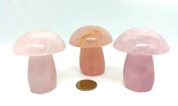 Rose Quartz Mushroom