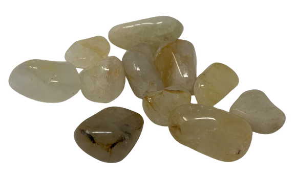 Hematoid Citrine Tumble Stone
