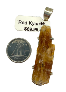 Orange Kyanite Pendant