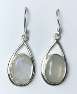 Rainbow Moonstone Earrings