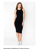 Ribbed Body Con Dress * Mid Length, Size Medium