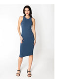 Ribbed Body Con Dress * Mid Length, Size Medium