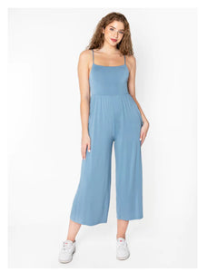 C’est Moi Slate Blue Jumpsuit - Summer