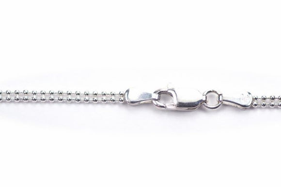 16” Sterling Double Ball Chain