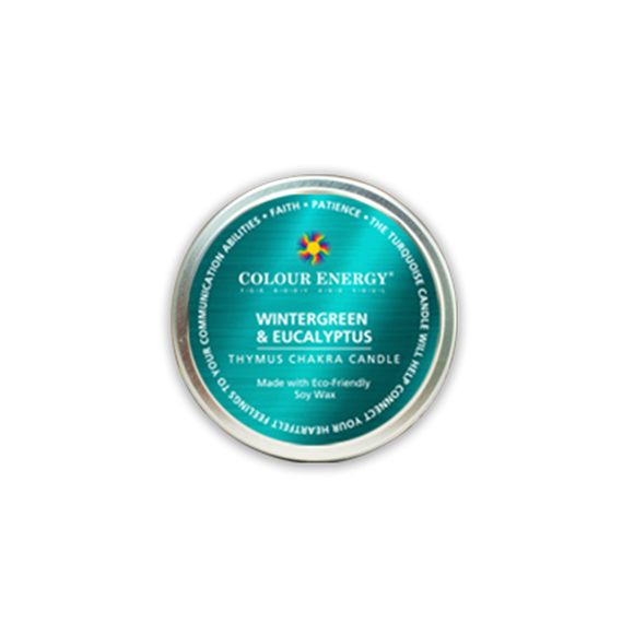 Turquoise Thymus Chakra Candle