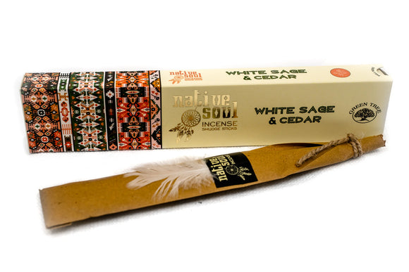 Native Soul White Sage & Cedar Incense