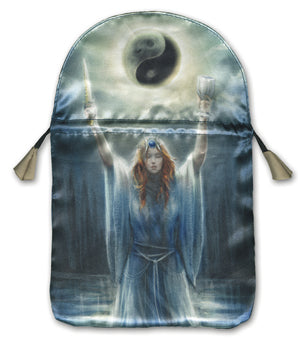 Sacred Priestess Satin Tarot Bag